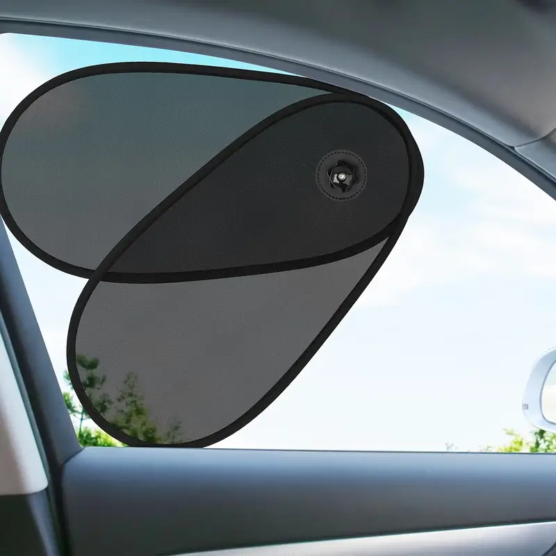 Car Window Shades, Breathable Car Window Shade For Baby For Side, Cross - border Car Side Window Adjustable Sunshade Super Stretchy Sun Shade For Car Window For Baby Block Sun Heat And Harmful UV Rays - 5 - cjdropshipping