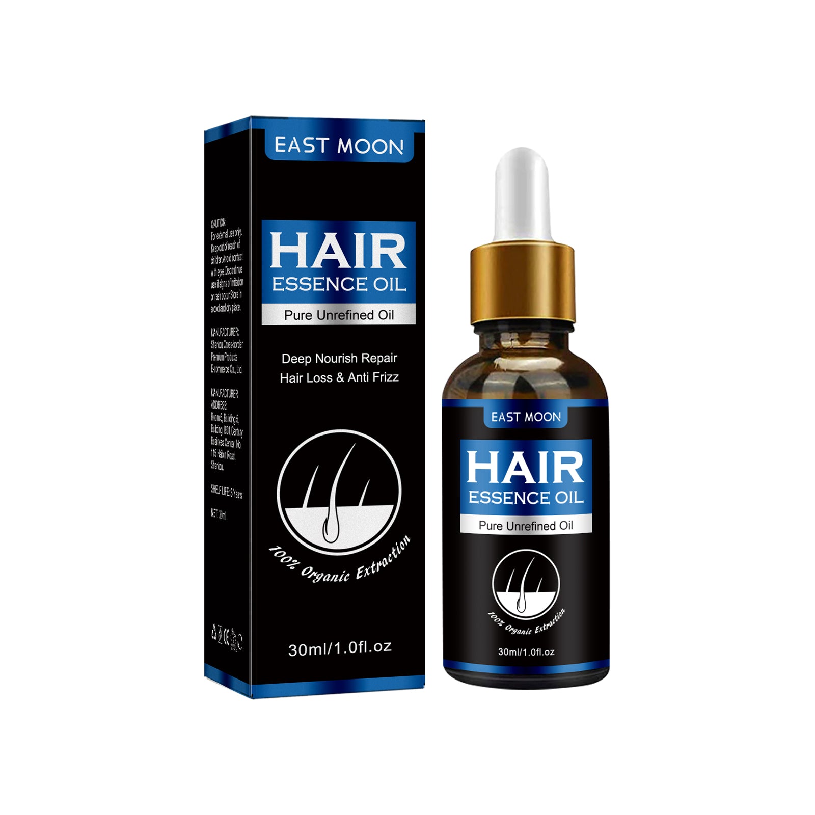 East Moon Men's Hair Serum Strengthening, Moisturizing, Hair Strengthening Hair Treatment - 5.0 - CJ