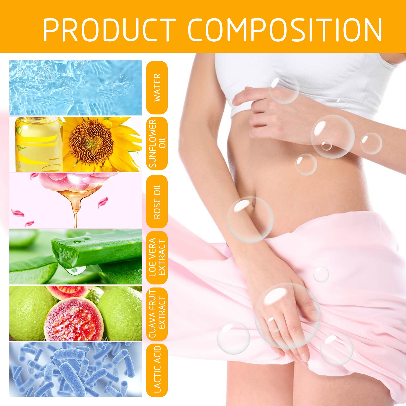 EELHOE Women's Shower Gel Body Cleansing Skin Refreshing Oil Control Moisturizing Long Lasting Fragrance Shower Gel - 5 - CJ