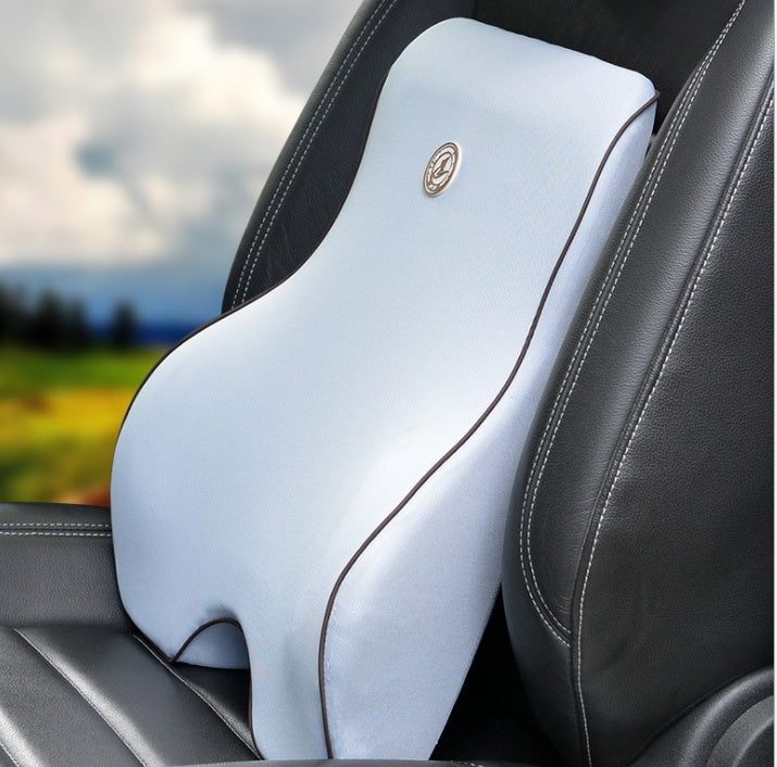 Car Memory Cotton Lumbar Suit Pillow Back Pad Waist Car Interior Seat Four Seasons Universal New Slow Rebound - 0 - CJ - A piece - Gray - CJQCNBQC00051 - A piece - Gray