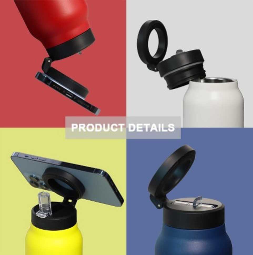 Byoul - Vacuum Insulated Water Bottle With Holder - 5 - CJ