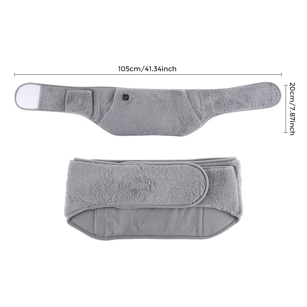 USB Powered Heating Waist Belt, Heating Pad With Hand Pockets, Electric Heated Waist Belt For Period Cramps Body Joints Pain, Three - Level Temperature Control - 5 - CJ