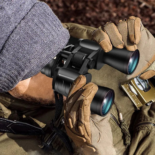 Portable Zoom Binoculars With FMC Lens Low Light Night Vision For Bird Watching Hunting Sports - 5 - CJ