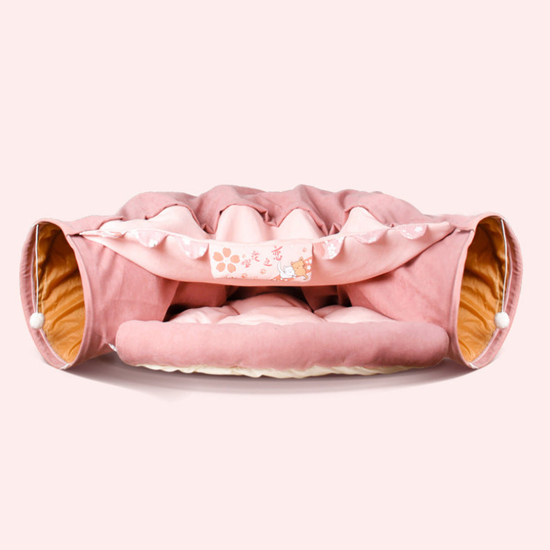 Collapsible Cat Tunnel Durable Washable Collapsible - 0 - CJ