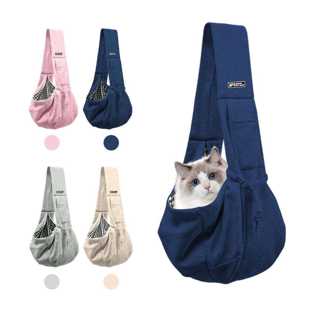 Comfortable Cotton Dog Bag Pet Out Crossbody Shoulder Bag Outdoor Travel Portable Cat Puppy Sling Bag Pet Carrying Supplies - 5 - CJ