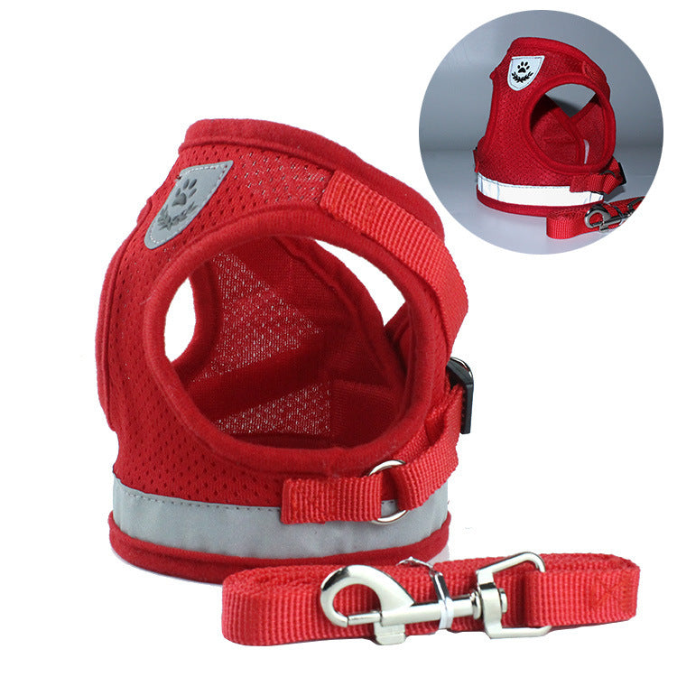 Pet Car Seat Belt Pet Leash - 0 - CJ - RedA - S - CJJJCWGY00012 - RedA - S
