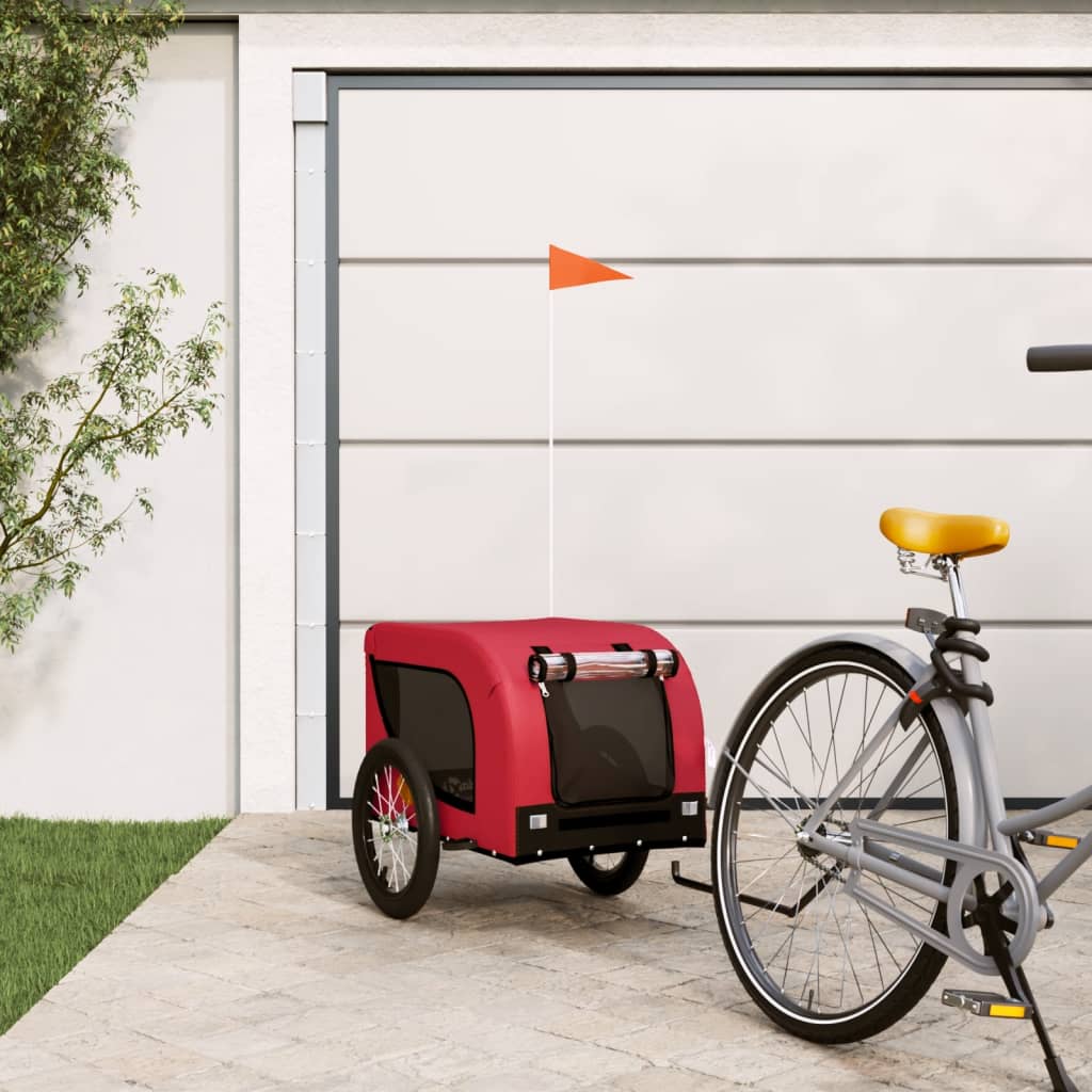 bicycle trailer for dogs, Oxford fabric and iron, bicycle trailer - 5 - CJ