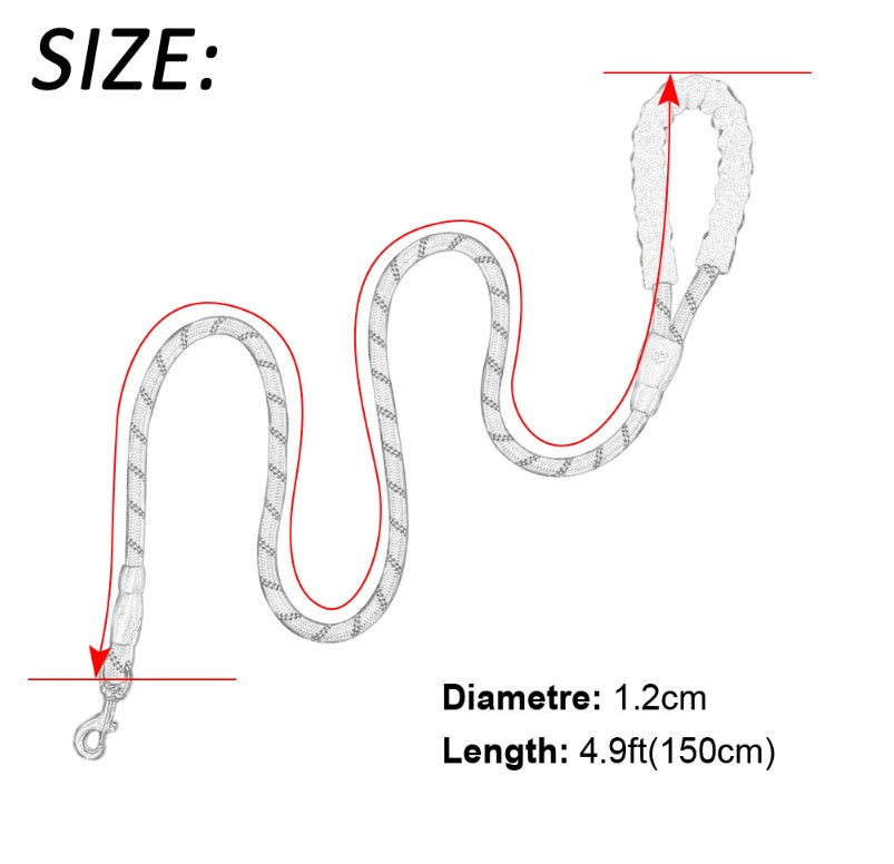 Reflective Dog Leash Nylon Pet Dog Leash Rope For Small Medium Large Dogs Walking Training Pet Suppiles - 0 - CJ