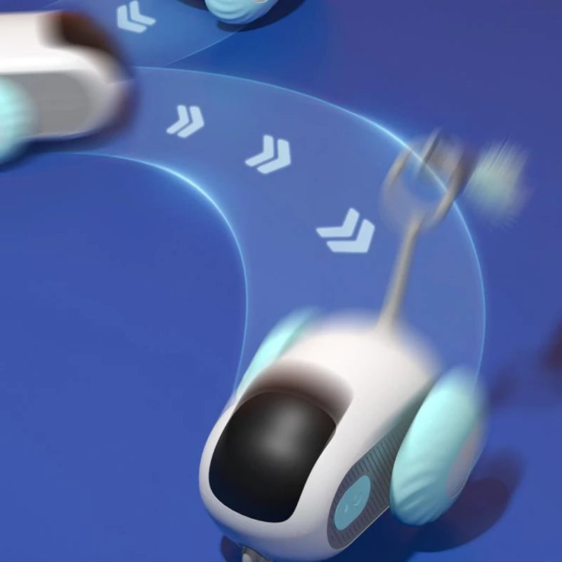 Remote Control Interactive Cat Car Toy USB Charging Chasing Automatic Self - moving Remote Smart Control Car Interactive Cat Toy Pet Products - 0 - CJ