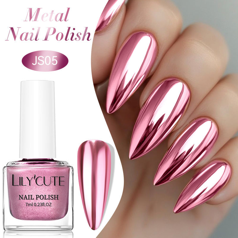 Quick - dry Metallic Mirror Nail Polish, No Baking Required - 0 - CJ