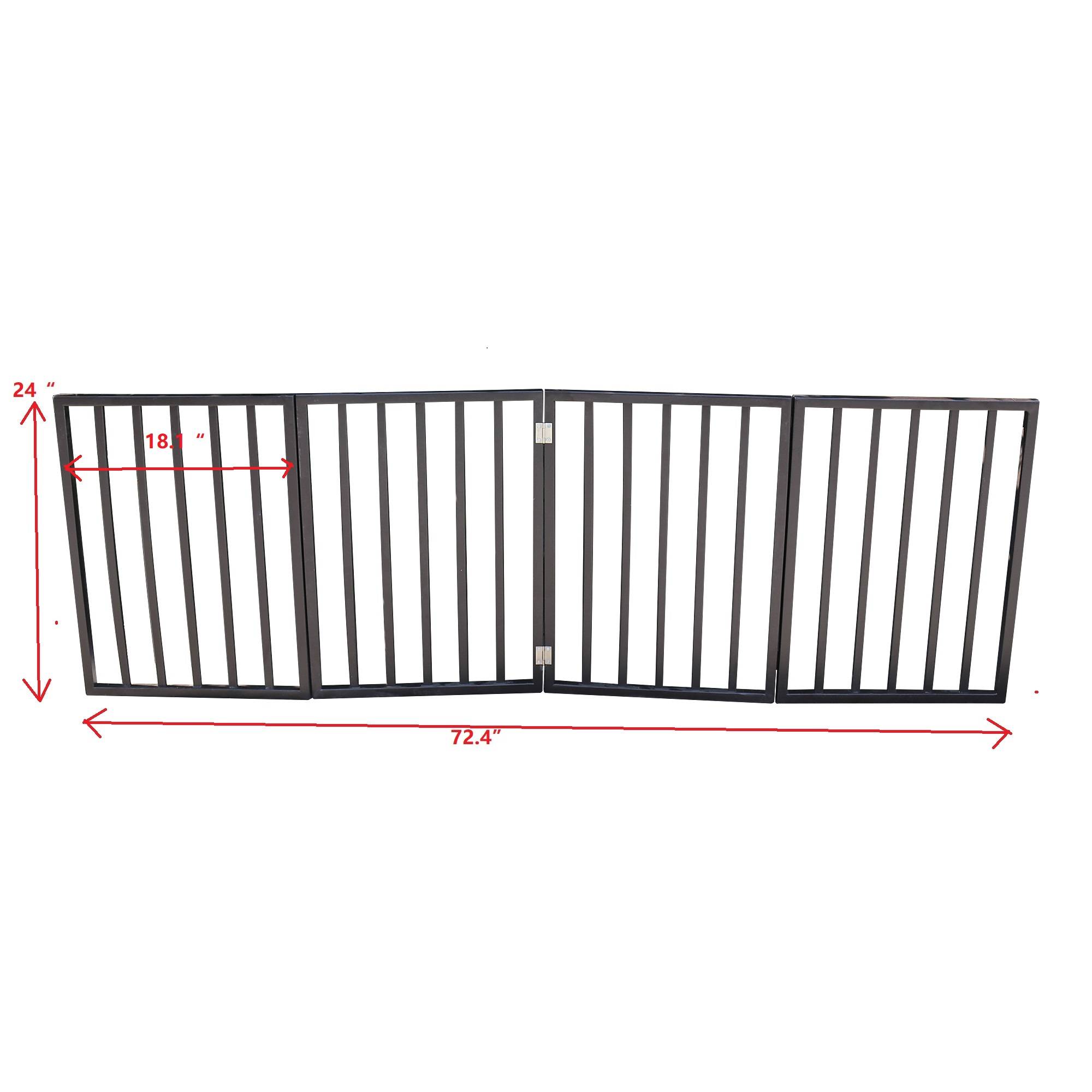 Pet Gate - Dog Gate For Doorways,Stairs Or House - standing, Folding - 5 - CJ
