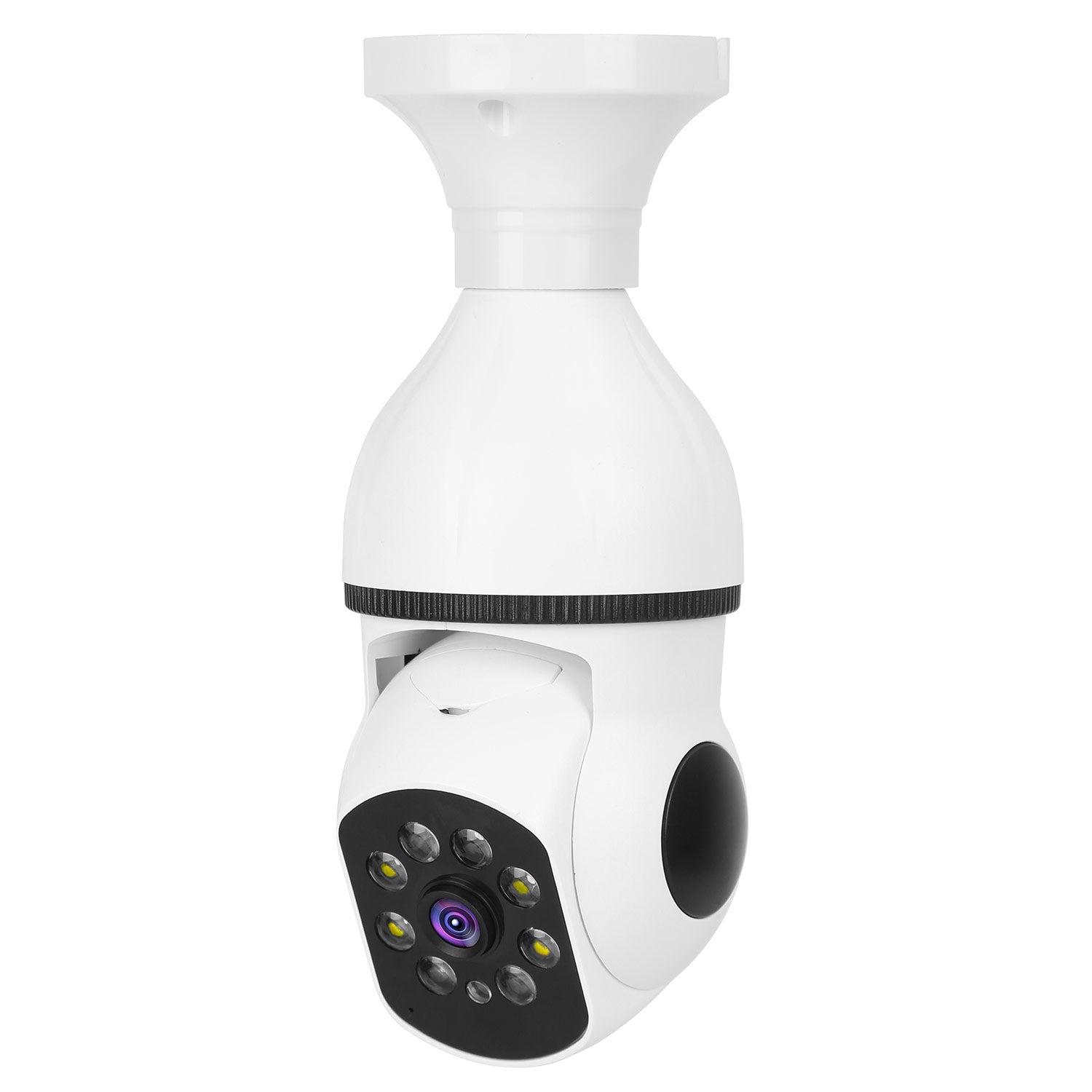 1Pc E27 WiFi Bulb Camera 1080P FHD WiFi IP Pan Tilt Security Surveillance Camera With Two - Way Audio Full Color Night Vision Flood Light Motion Tracking Siren Function APP Control - 5 - CJ