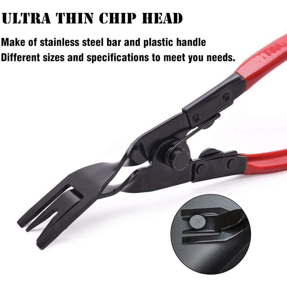 19pcs Auto Trim Removal Kits,Car Panel Removal Tool Car Interior Trim Kit Auto Clip Pliers Fastener Remover Pry Tool Set For Automotive Radio Stereo Dash - 5 - CJ