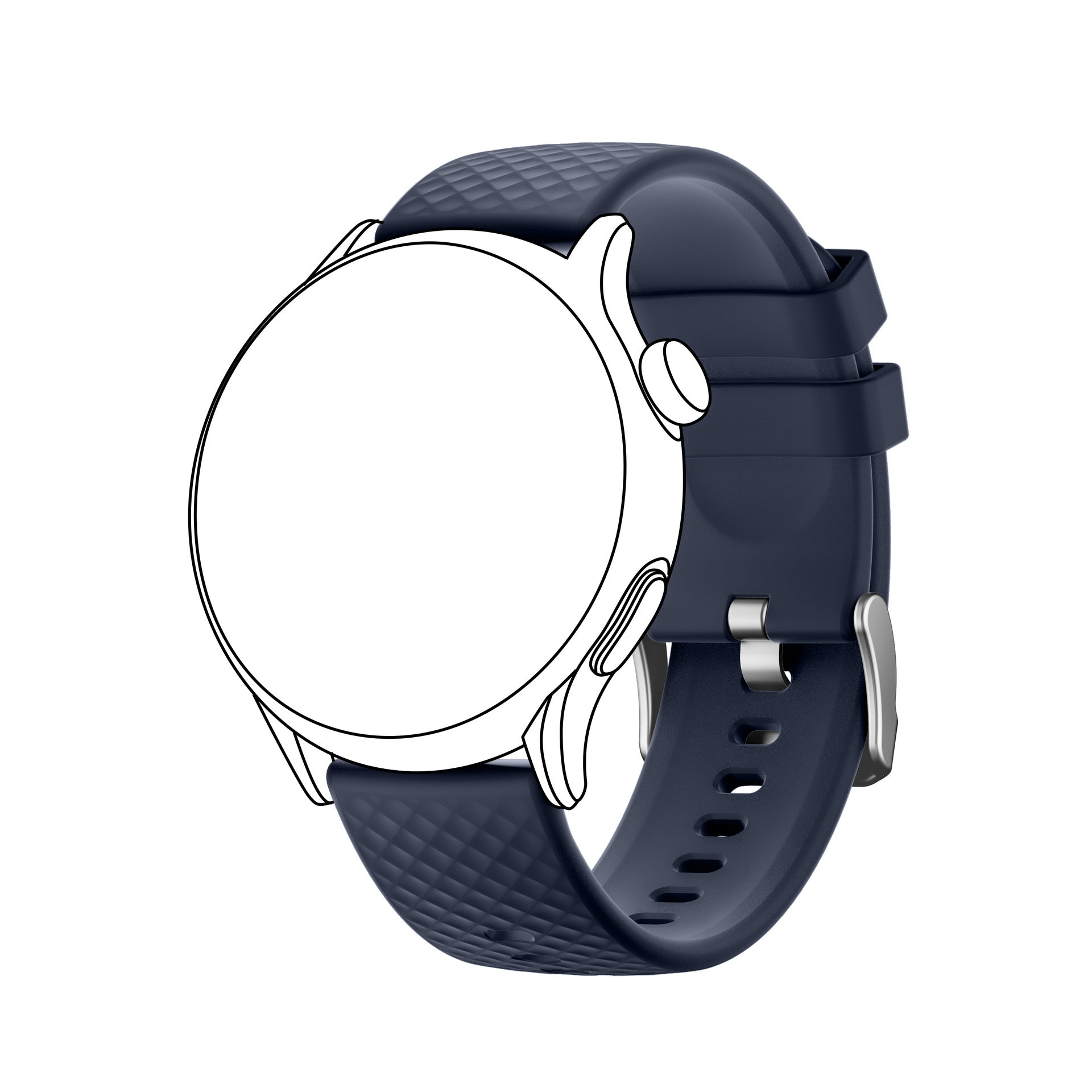 Smart Wearable Accessories,Silicone Watch Bands, Slim Watch Straps With Quick Release, 22mm - 5 - CJ