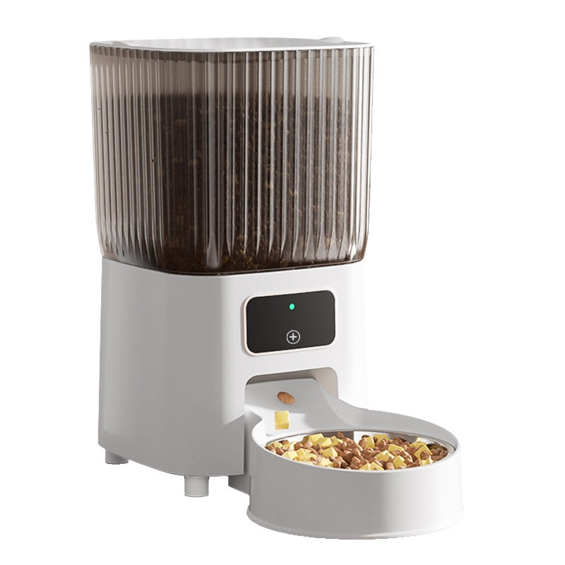 Automatic Pet Feeder Cat Intelligent Remote Control Cat Food Dog Food Timing Quantitative Video Monitoring Pet Feeding Machine - 0 - CJ