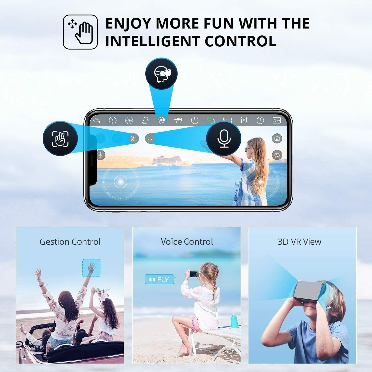 V13 RC Drone 6K HD Dual Camera WiFi FPV Foldable Quadcopter Camera Drone ,2 Battery.Logistics Is Randomly Sent By UPS,USPS,FEDEX - 5 - CJ