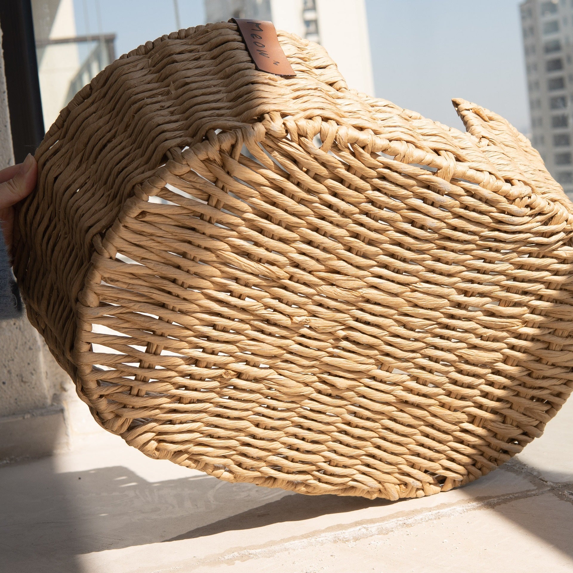Hand - woven Warm Universal Rattan Basket Pet Nest - 0 - CJ