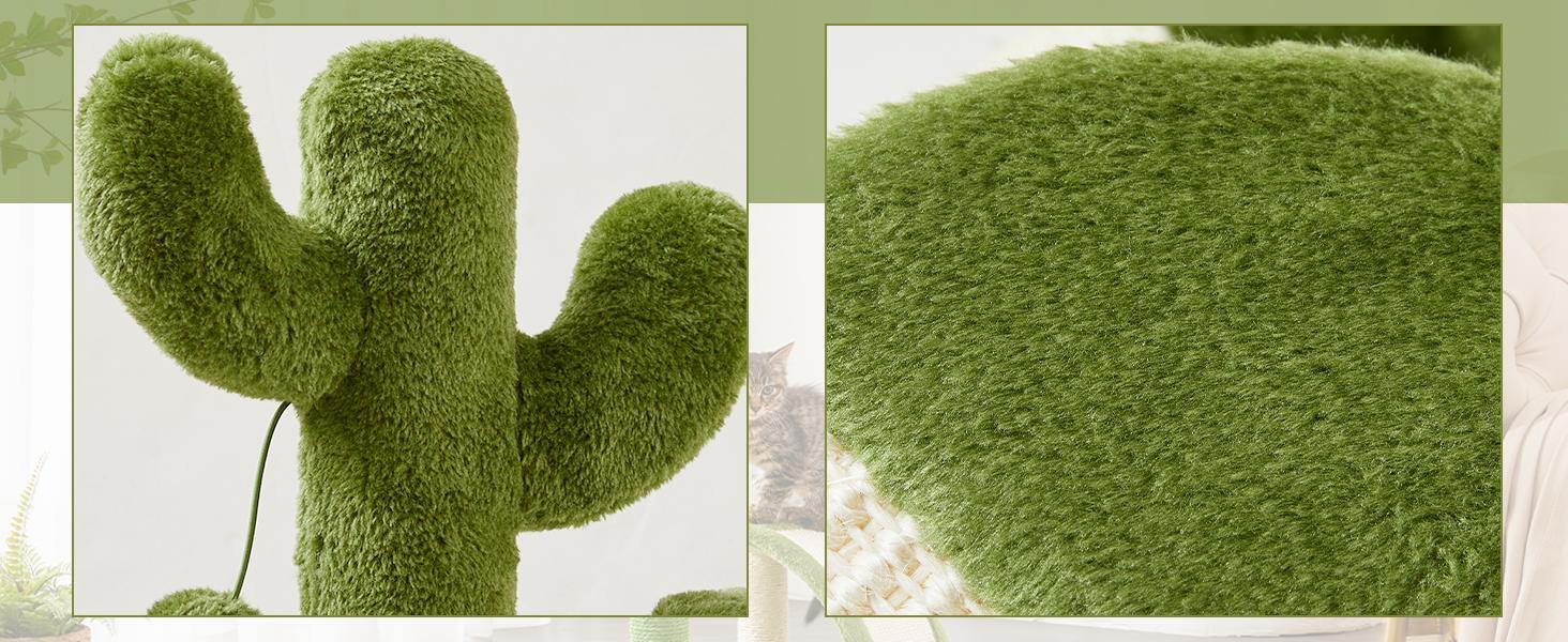 Cactus Shape Natural Sisal Rope Easy To Assemble Green Cat Scratching Post - 5 - cjdroshippping