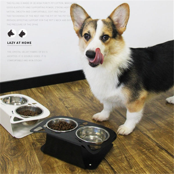 Anti - falling Cat Dog Feeding Water Bowl - 0 - CJ