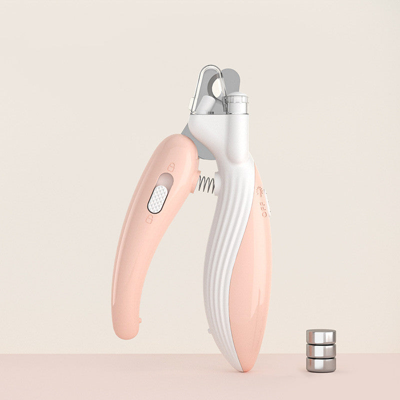 Pet Nail Clippers Dog Nail Clippers Cat Nail Clippers LED Electric Nail Grinder Pet Supplies LED Light Pet Nail Clippers - 0 - CJ