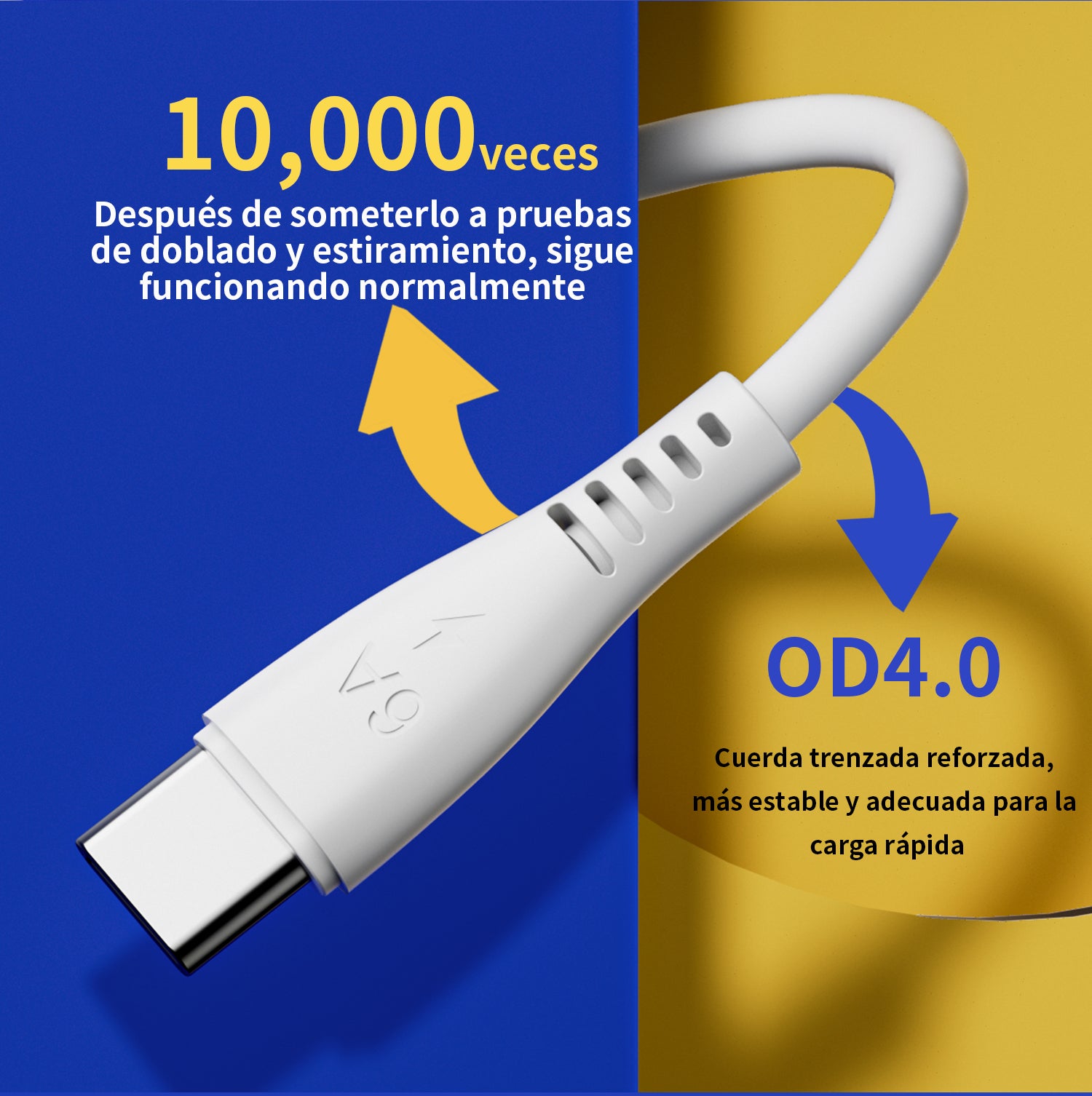 L41 USB - C Cable 6A 2M White USB 3.0 UWINN - 5 - CJ