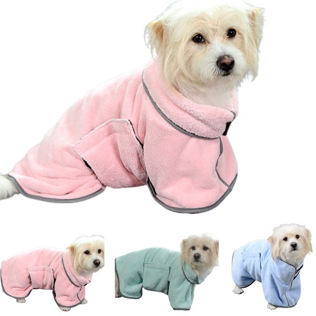 Quick - drying Pet Absorbent Towel Dog Bathrobe Pet Dog Bath Towel For Dogs Cats Microfiber Absorbent Pet Drying Towel Pet Supplies Pet Products - 0 - CJ