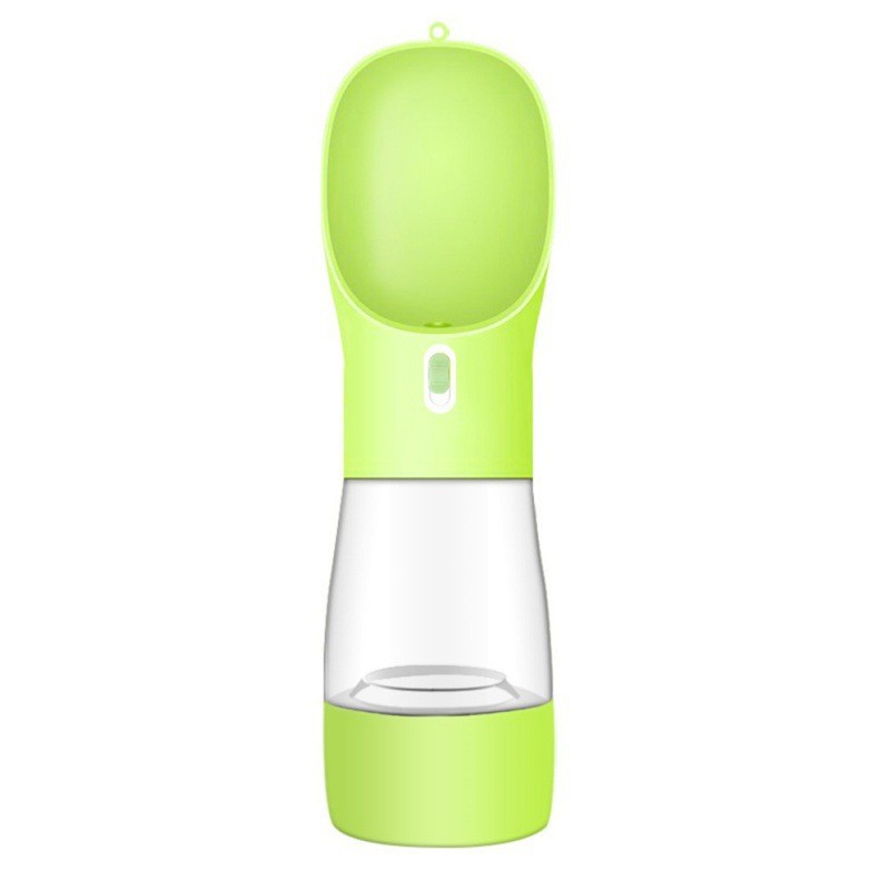 Pet Dog Water Bottle Feeder Bowl Portable Water Food Bottle Pets Outdoor Travel Drinking Dog Bowls Water Bowl For Dogs - 0 - CJ - Green - Solid color - CJHS162047404DW