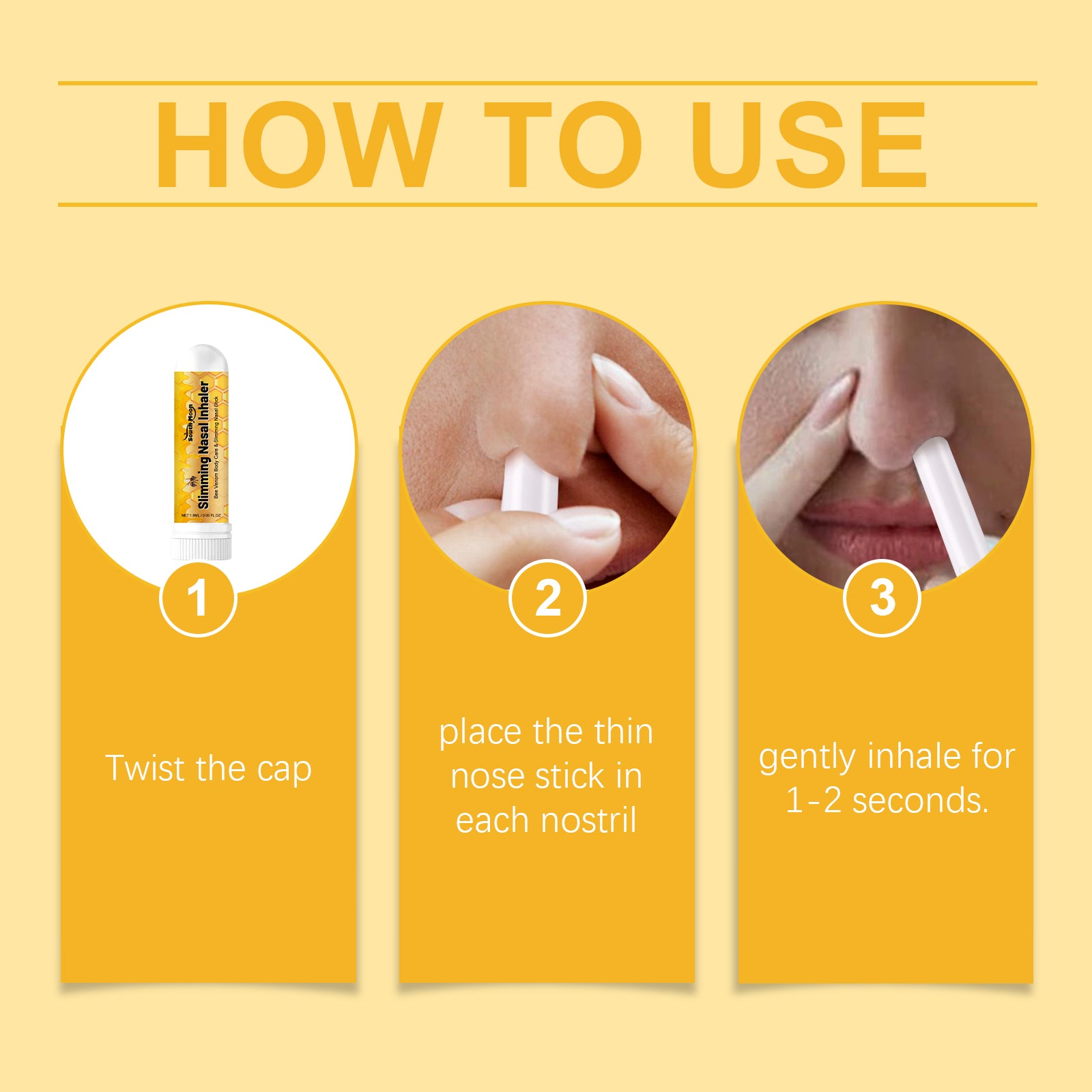 South Moon Bee Venom Body Shaping Nose Stick Firming Skin Body Care Light Body Shaping Nose Stick - 5 - CJ