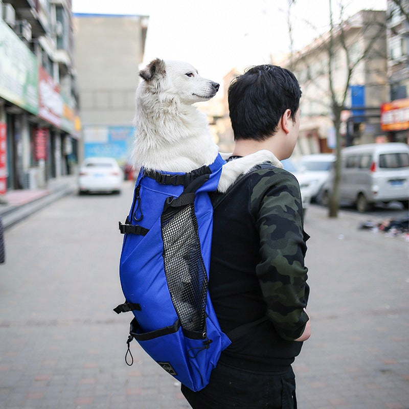 Pet Dog Carrier Bag Carrier For Dogs Backpack Out Double Shoulder Portable Travel Backpack Outdoor Dog Carrier Bag Travel - 0 - CJ