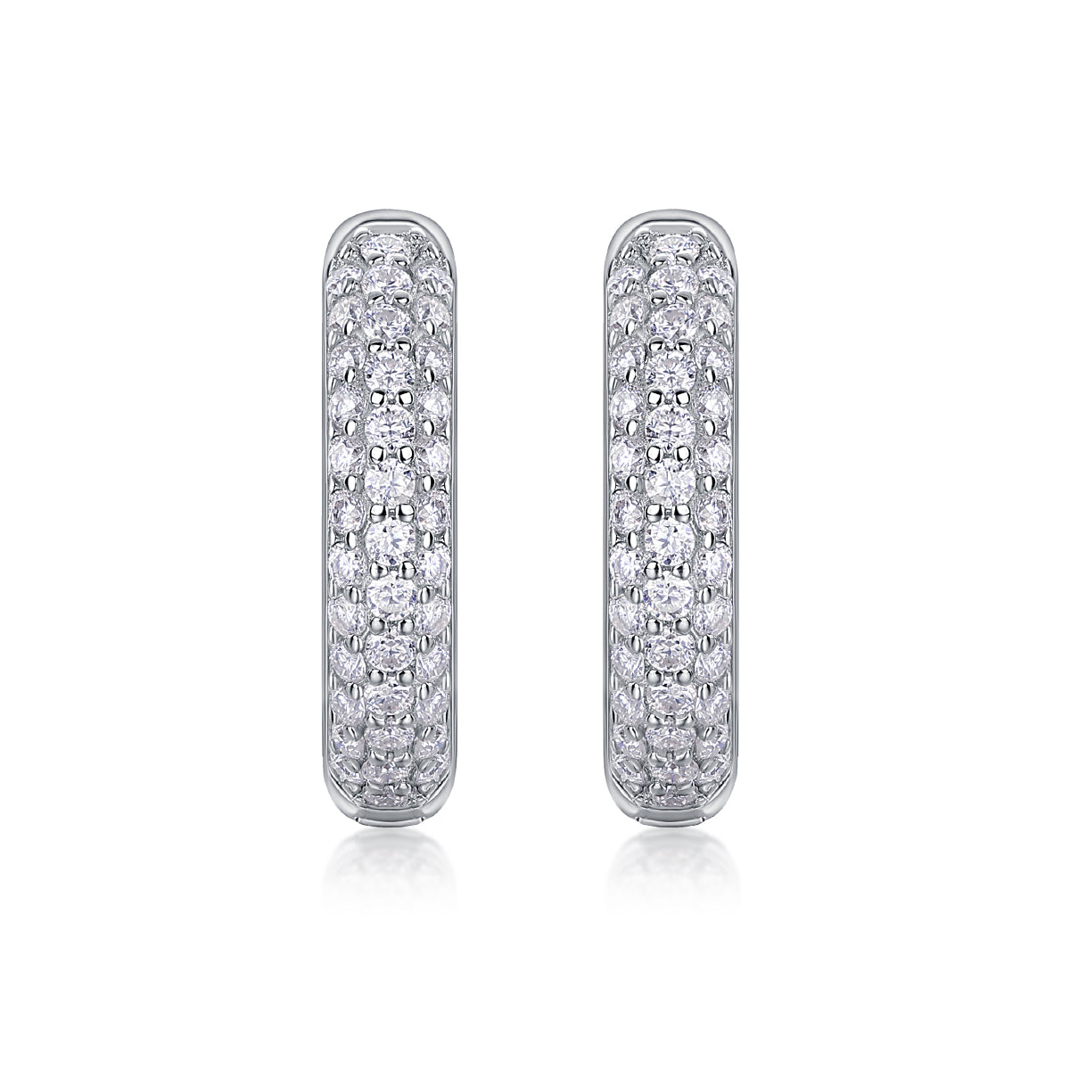 1Corner Star Diamond Set Moissanite Silver Earrings Luxury Fashion Diamond Earrings Stud Earrings Prohibit TikTok sales - 5 - cjdropshipping