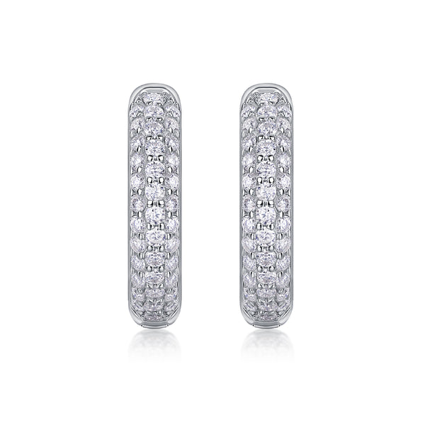 1Corner Star Diamond Set Moissanite Silver Earrings Luxury Fashion Diamond Earrings Stud Earrings Prohibit TikTok sales - 5 - cjdropshipping