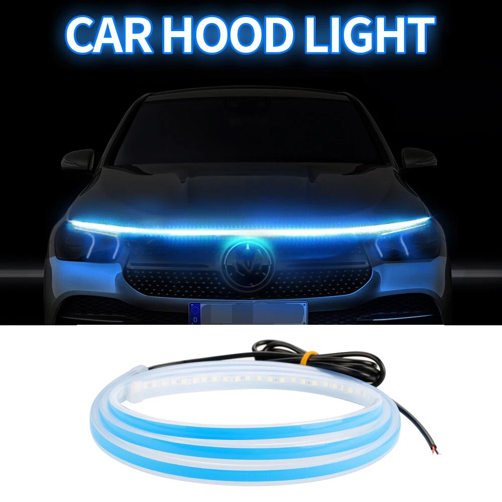 180cm 12V Car Waterproof Front Hood LED Daytime Running Decorative Flexible Light Strip For Car, Truck, SUV - 5 - CJ