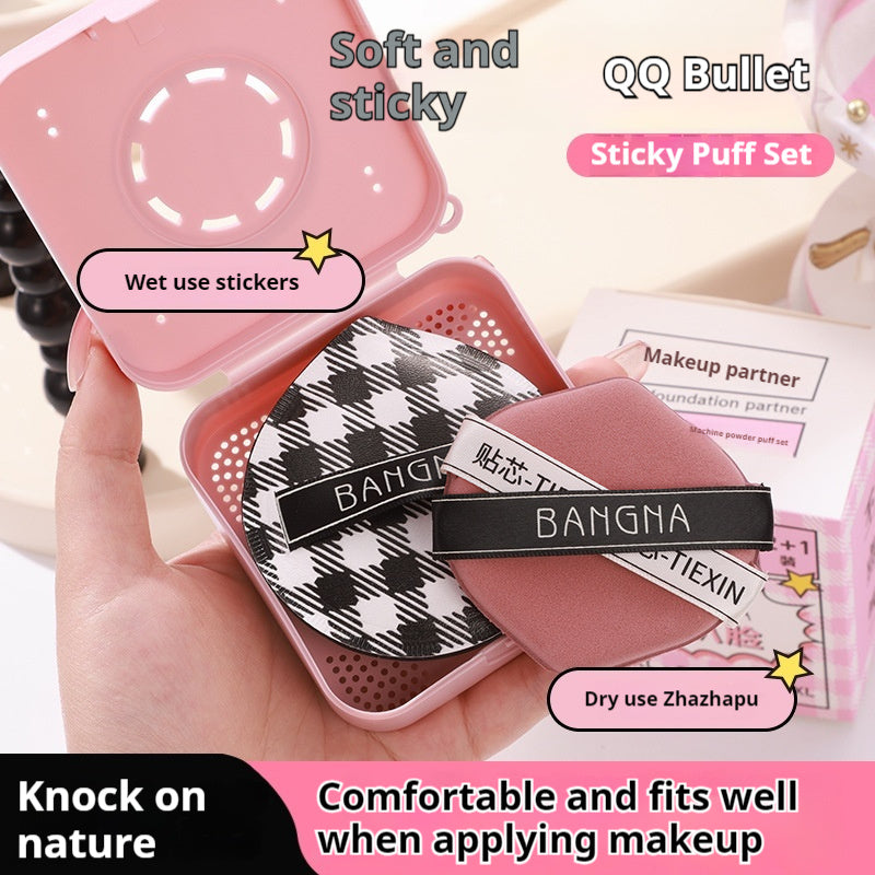 Grilled Powder Puff Set With Air Cushion For Ultra Soft And Comfortable Fit - 0 - CJ