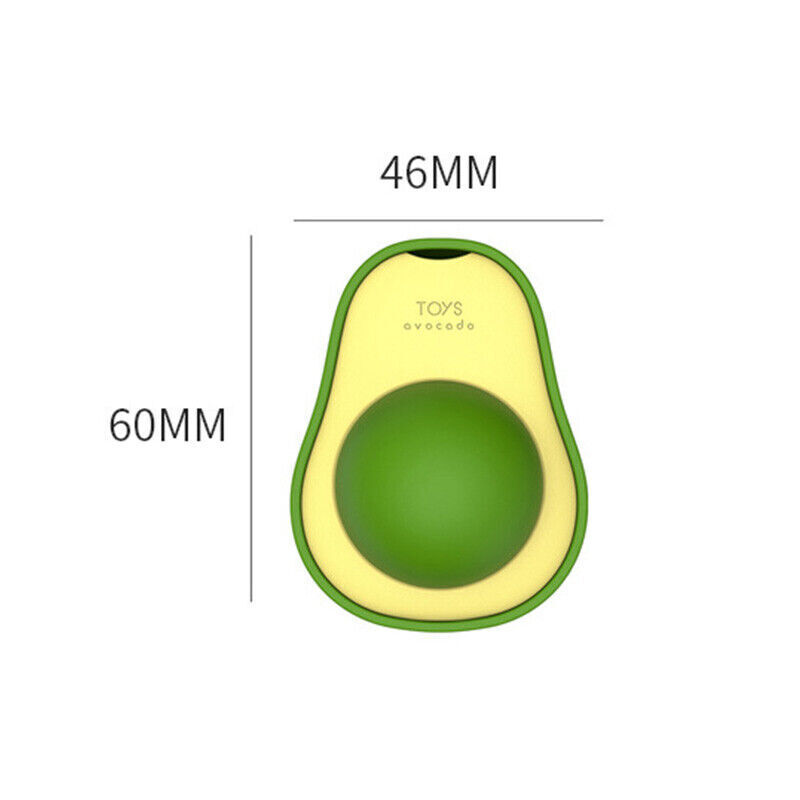 Cute Avocado Catnip Toys Cat Teeth Cleaning Toy Cat Supplies Catnip Mini Cat Treat Toys Interactive Pet Toys Pet Products Pet Avocado Ball Cute Funny Mint Cleaning Teeth Toy For Cat Supplies - 5 - CJ