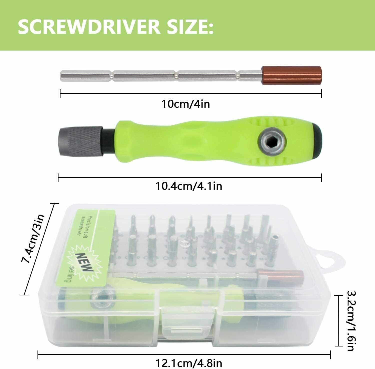 32 IN 1 Small Magnetic Screwdriver Set Torx Driver Professional Repair Tool Kit - 5 - CJ