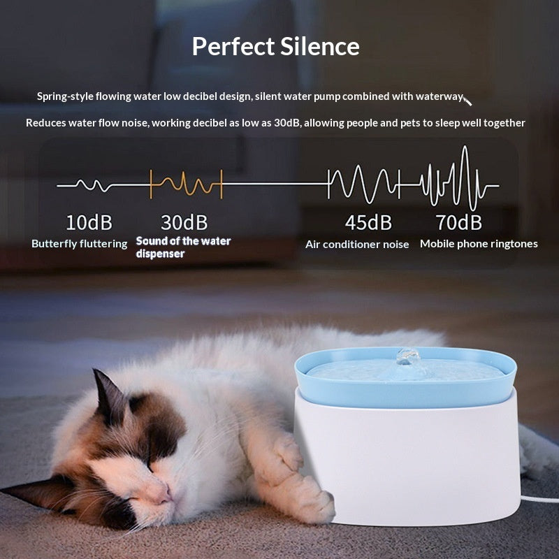 Automatic Circulating Filter Cat Water Fountain - 0 - CJ