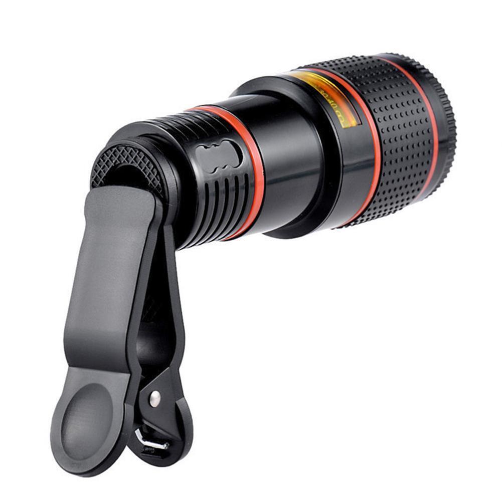 HD 8X Clip On Optical Zoom Telescope Camera Lens For Universal Mobile Cell Phone - 5 - CJ