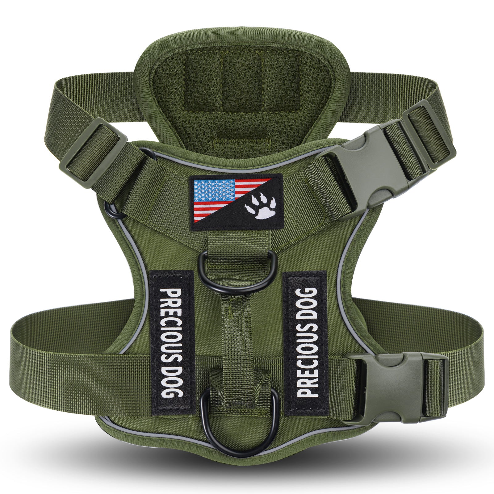 Large Dog Tactical Chest Strap Vest - 0 - CJ