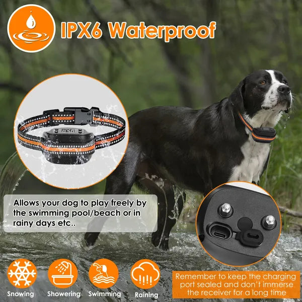 2 In 1 Dog GPS Fence Tracker Wireless GPS Dog Fence GPS Dog Collar With 32 - 2887FT Radius IPX6 Waterproof - 5 - CJ