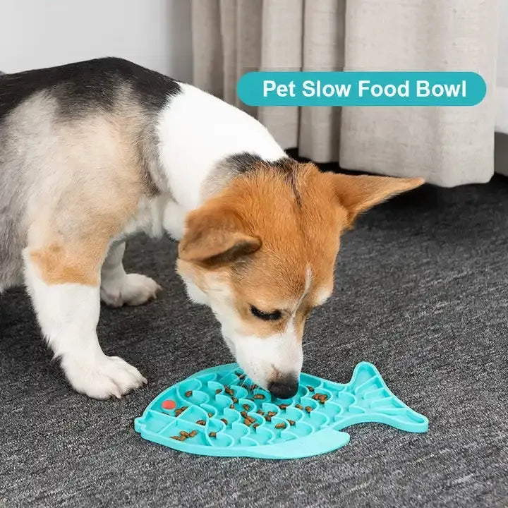 Silicone Lick Mat For Pet Dogs Slow Food Plate Rice Bowl For Small Medium Dog Anti Gulping Choking Feeder Puppy Treat Dispenser - 5 - CJ