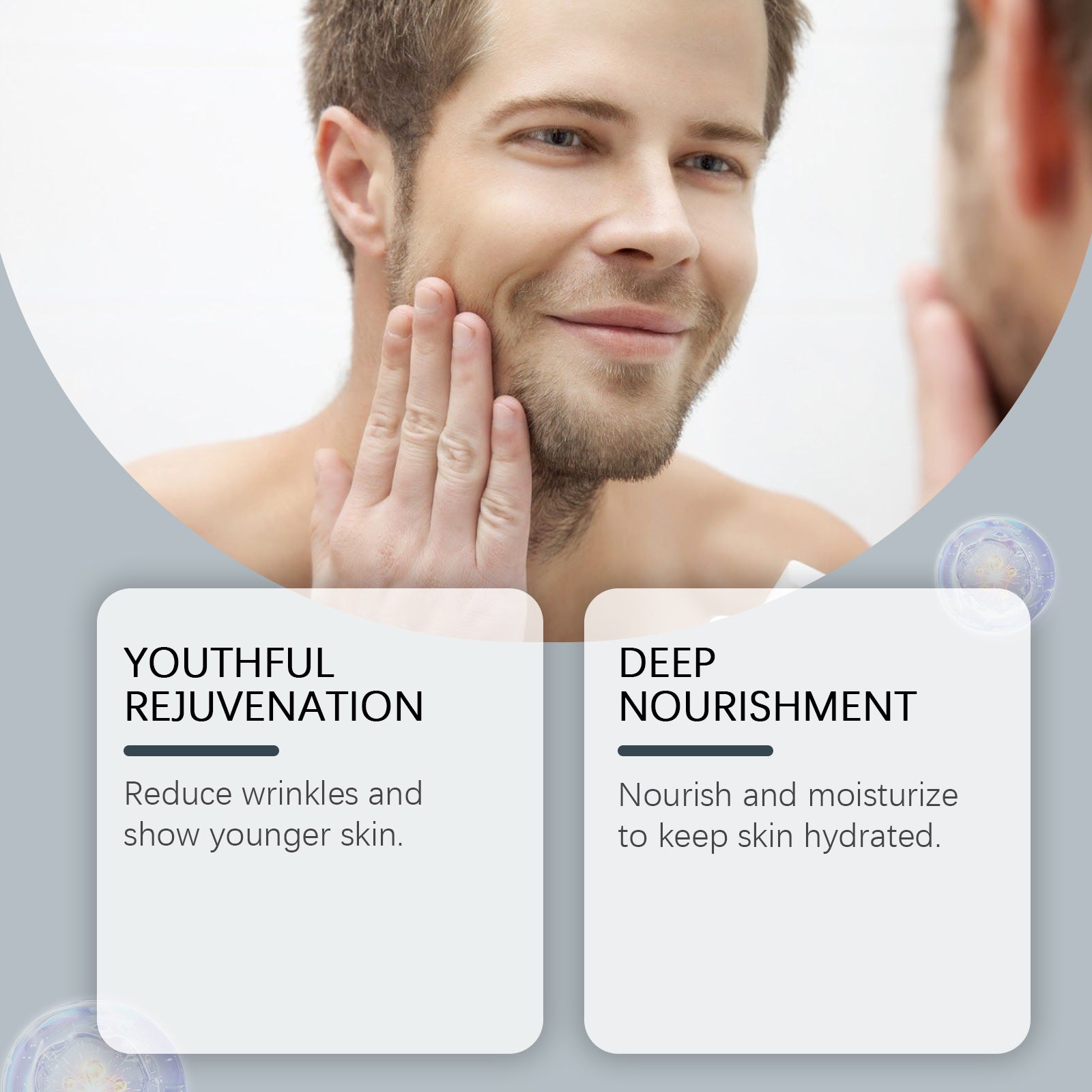 East Moon Face Essence, Gentle Moisturizing Moisturizing Firming Care Facial Skin Essence - 5 - CJ