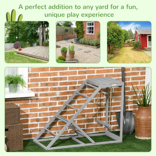Swing Set With Chicken Perch And Hen Ladder, Chicken Coop Toys - 5 - CJ
