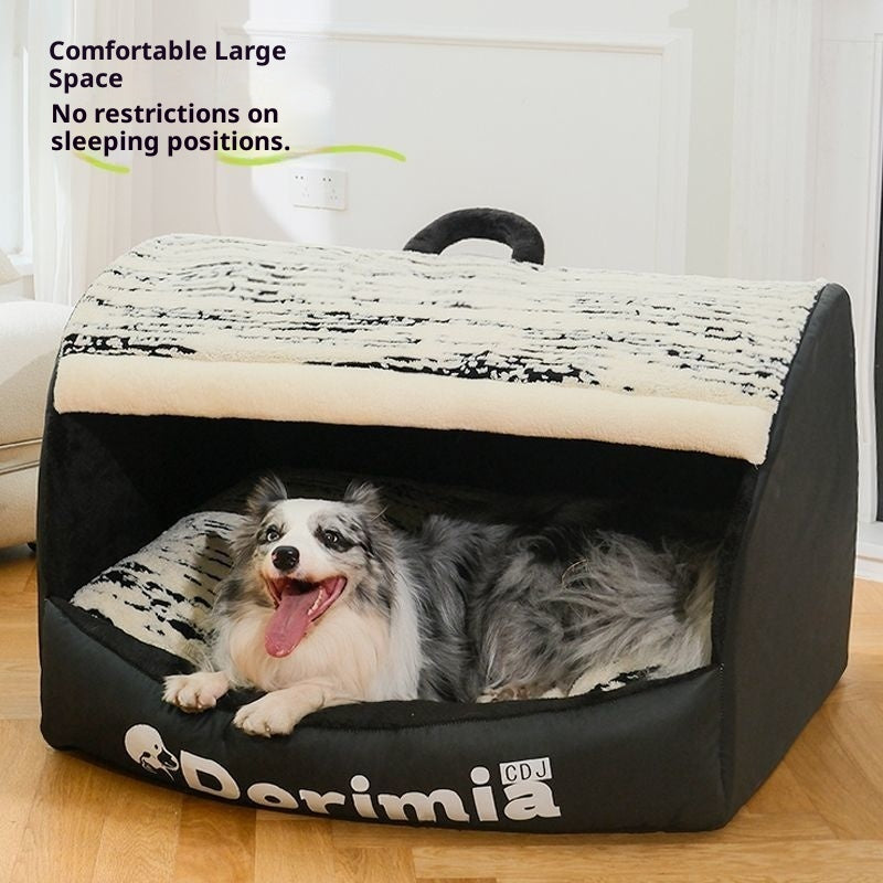Enclosed Tent Warm Removable And Washable Cat Nest - 0 - CJ