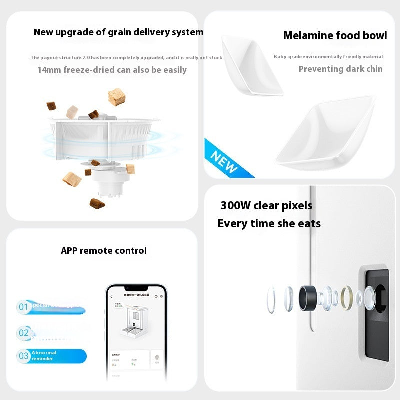 Wireless Smart Video Automatic Pet Feeder - 0 - CJ
