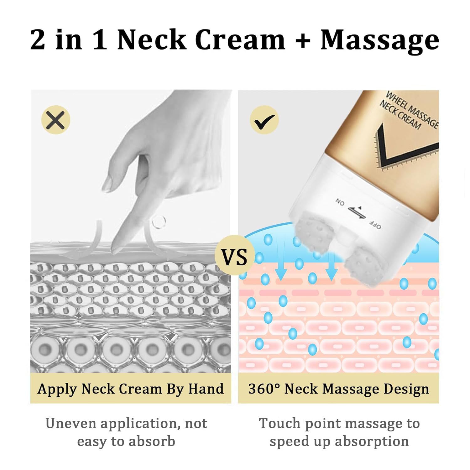 Firming Lifting Moisturizing Firming Double - roller Neck Cream - 0 - CJ
