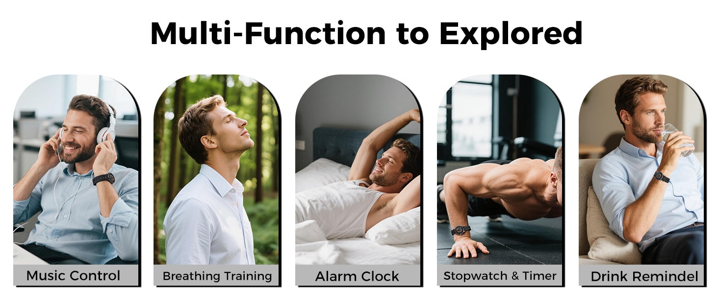New 1.43 - inch Disc Smart Watch Fitness Tracker - 5 - CJ