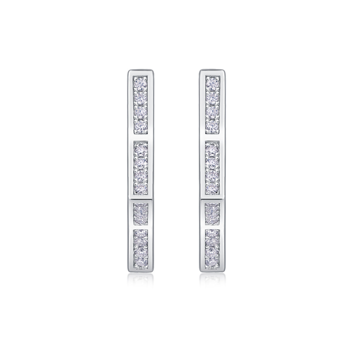 1Galaxy Wandering Diamond Set Moissanite Silver Earrings Luxury Fashion Diamond Earrings Stud Earrings Prohibit TikTok sales - 5 - CJ