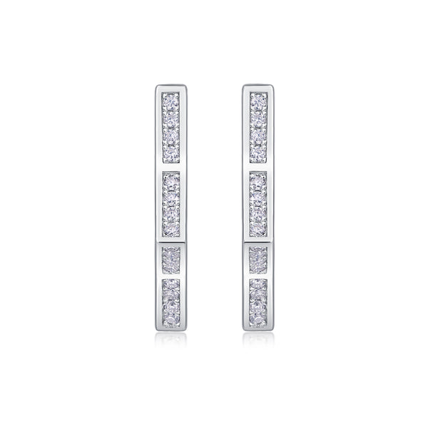 1Galaxy Wandering Diamond Set Moissanite Silver Earrings Luxury Fashion Diamond Earrings Stud Earrings Prohibit TikTok sales - 5 - CJ