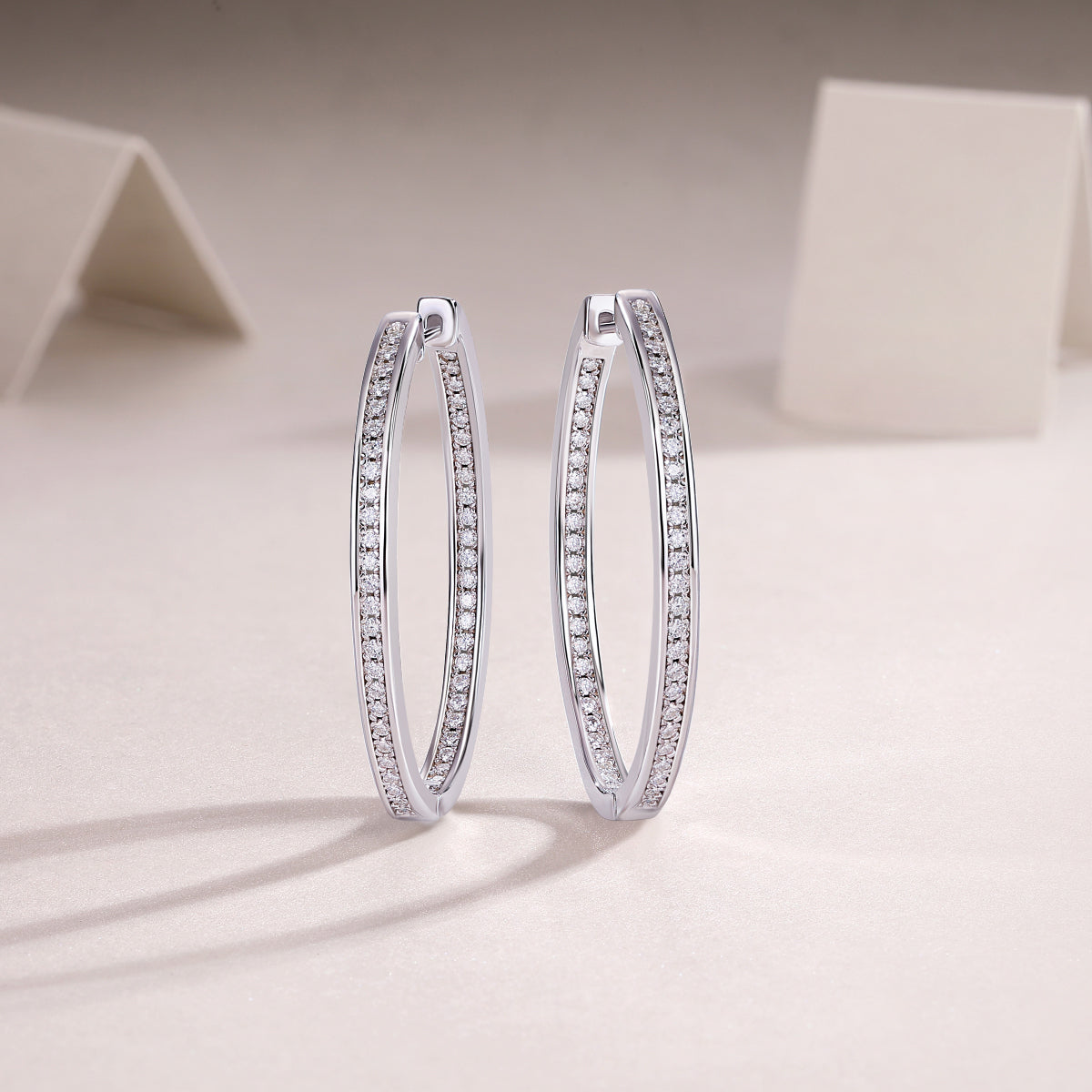 1Born Female Master Luxury Fashion Diamond Earrings Stud Inlaid With Mosan Diamond Silver Jewelry Prohibit TikTok sales - 5 - CJ