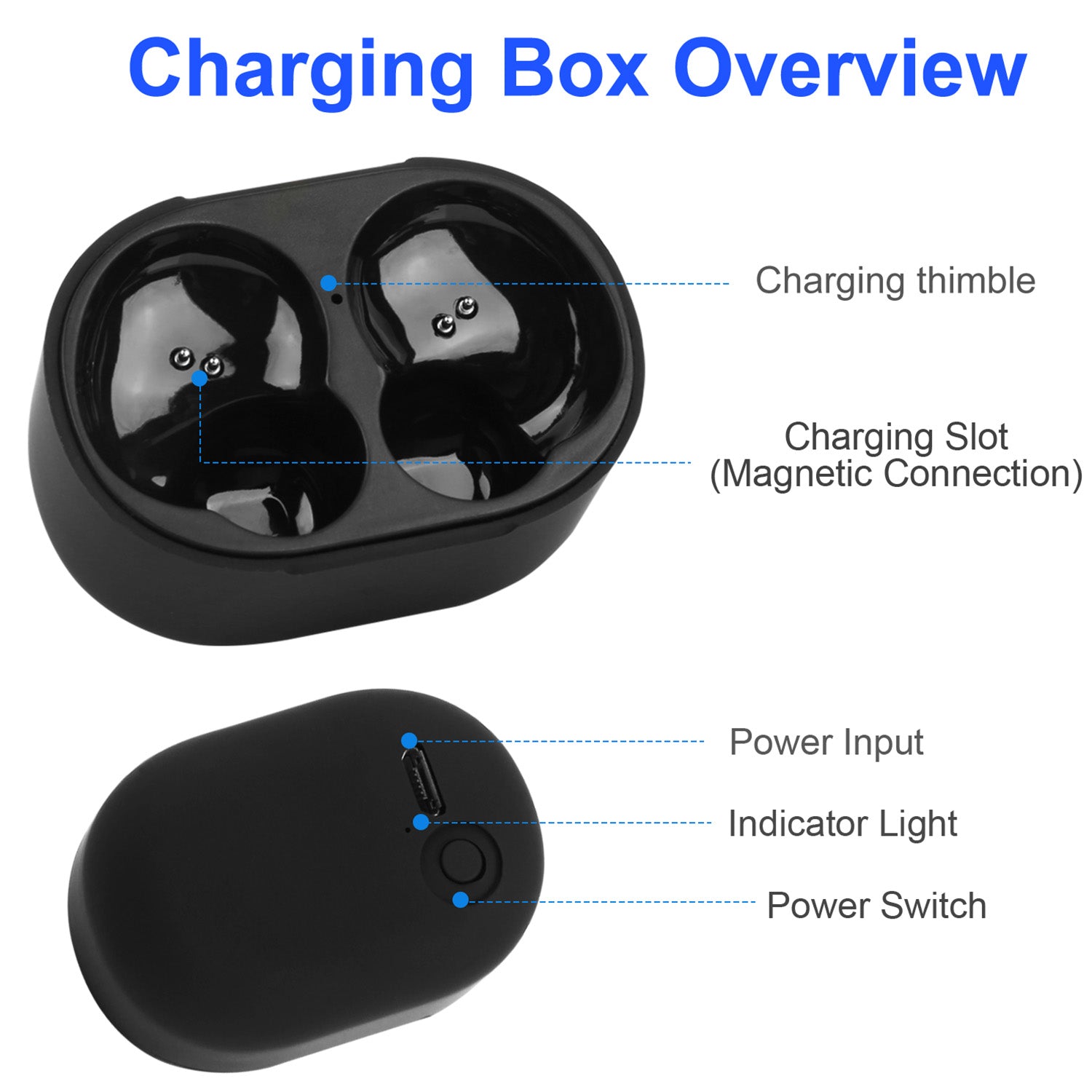 TWS True Wireless V4.2 Earbuds IPX4 In - ear Stereo Earphone Hands - free Deep Bass Earpiece With Mic Magnetic Charging Case 30Hrs Single Earbud Work Time Driving Business - 5 - CJ